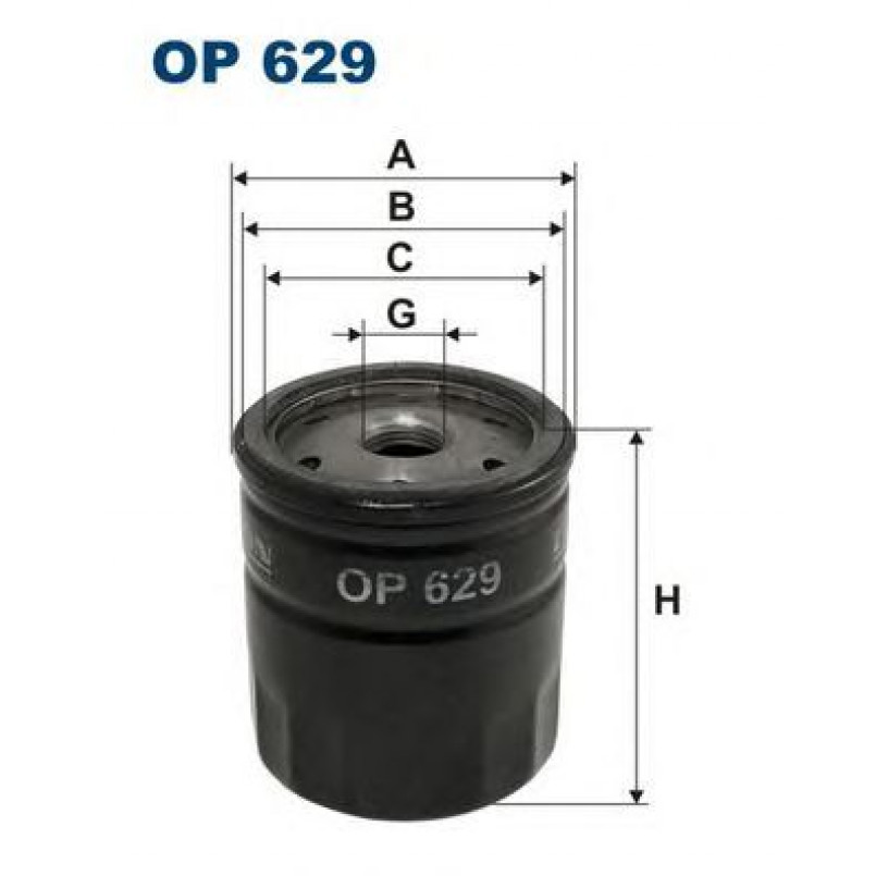 FILTRON OP629 Фільтр масла