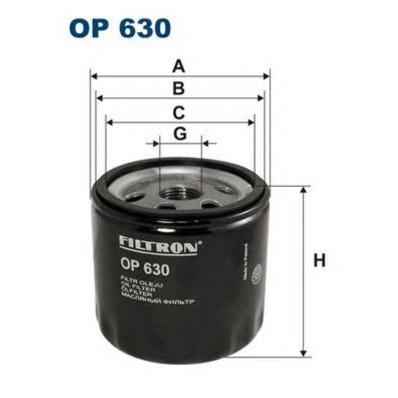 FILTRON OP630 Фільтр масла