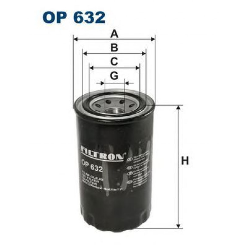 FILTRON OP632 Фільтр масла
