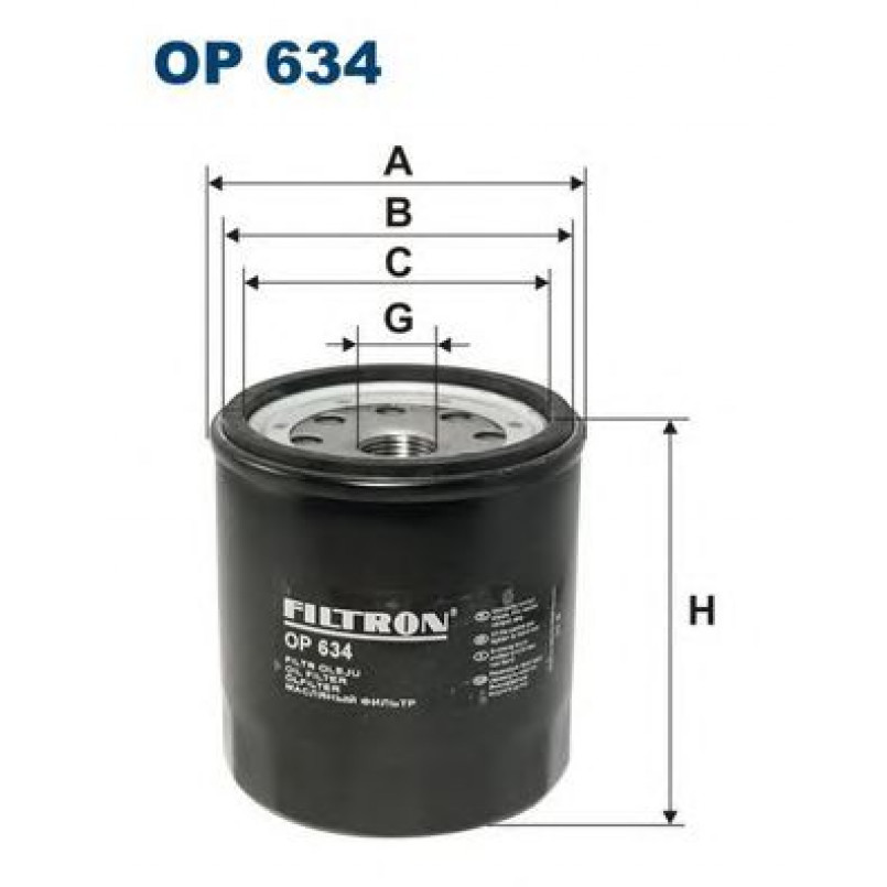 FILTRON OP634 Фільтр масла