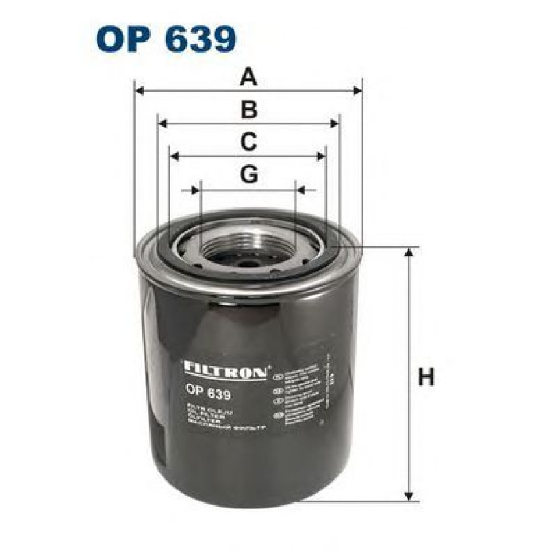 FILTRON OP639 Фільтр масла