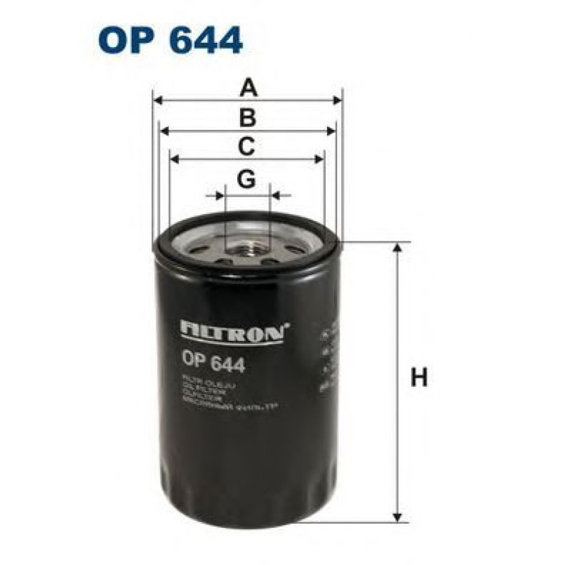 FILTRON OP644 Фільтр масла