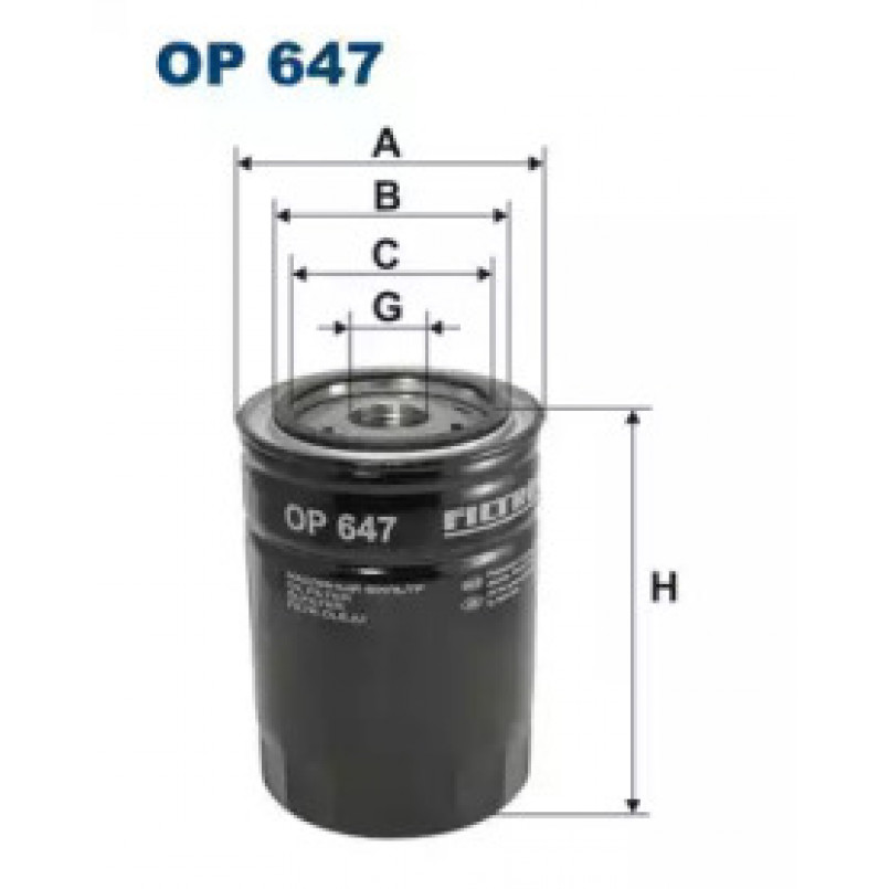 FILTRON OP647 Фільтр масла
