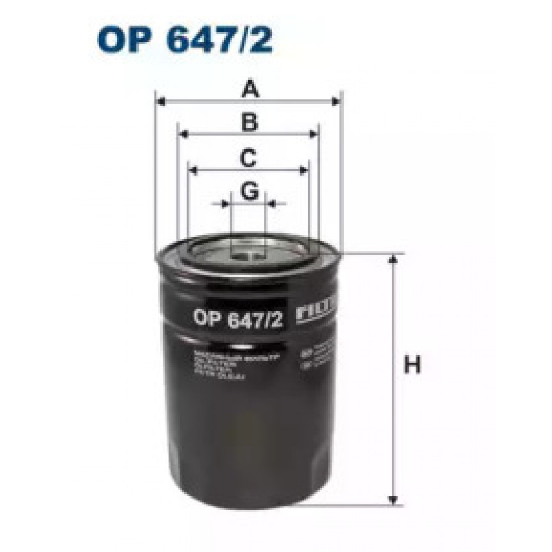 FILTRON OP647/2 Фільтр масла