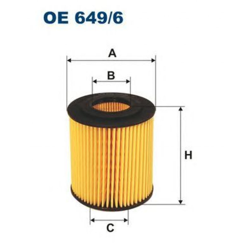 FILTRON OE649/6 Фільтр масла