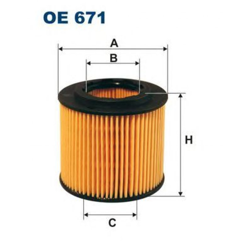 FILTRON OE671 Фільтр масла