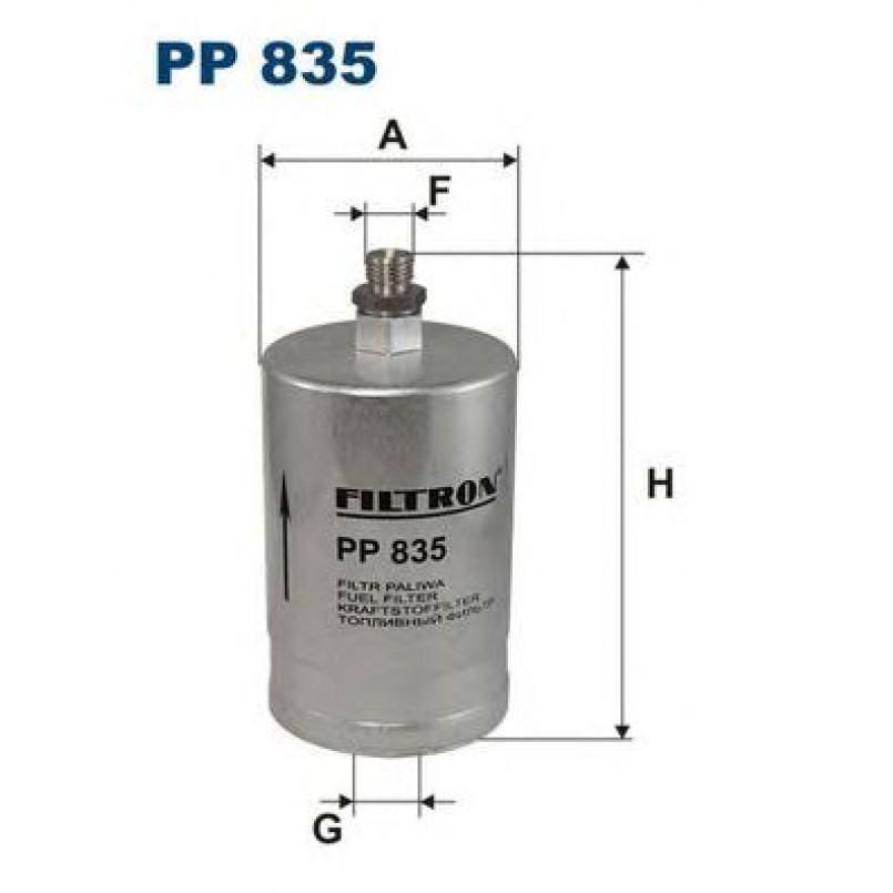 FILTRON PP835 Фільтр палива