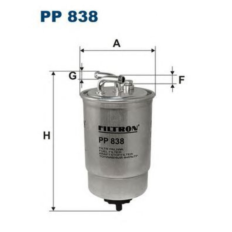 FILTRON PP838 Фільтр палива