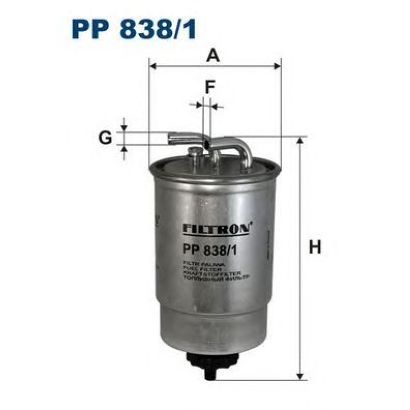 FILTRON PP838/1 Фільтр палива