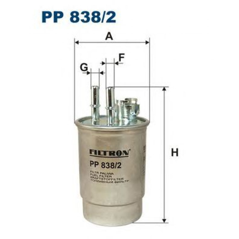 FILTRON PP838/2 Фільтр палива