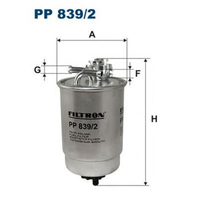 FILTRON PP839/2 Фільтр палива