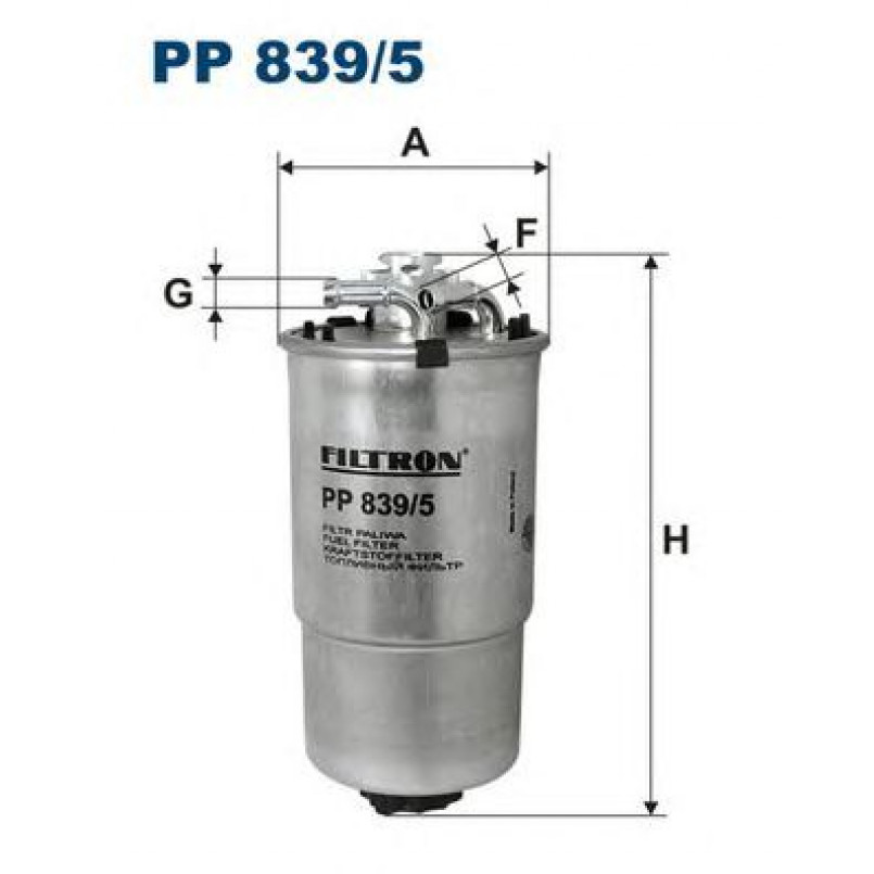 FILTRON PP839/5 Фільтр палива