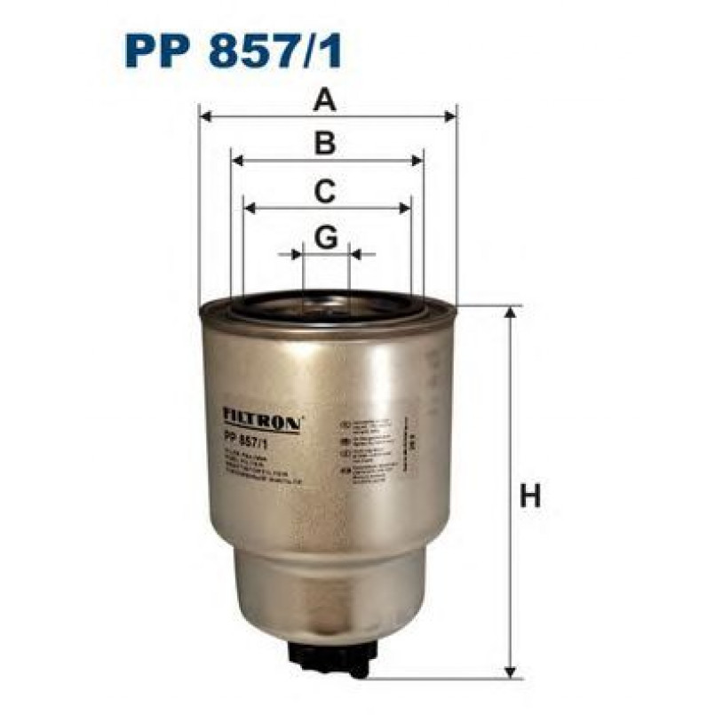 FILTRON PP857/1 Фільтр палива