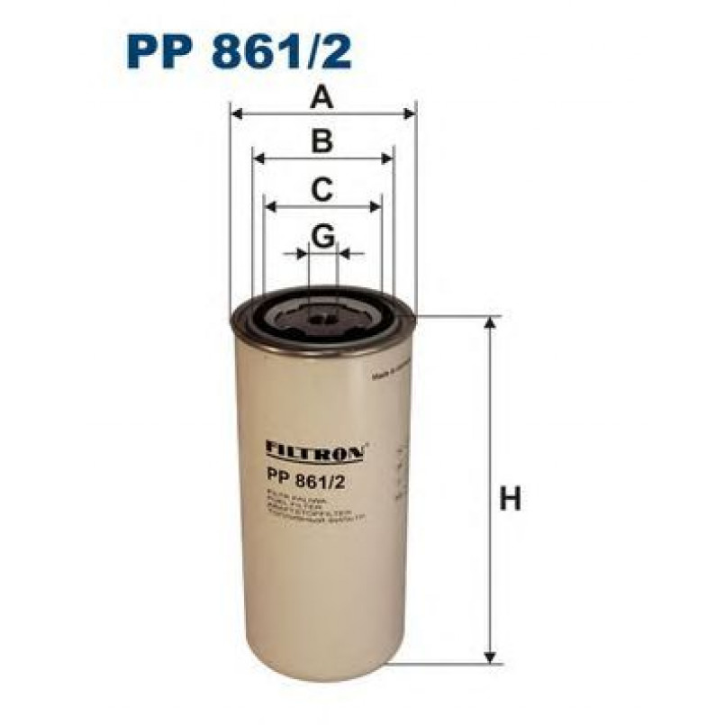 FILTRON PP861/2 Фільтр палива