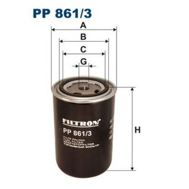 FILTRON PP861/3 Фільтр палива