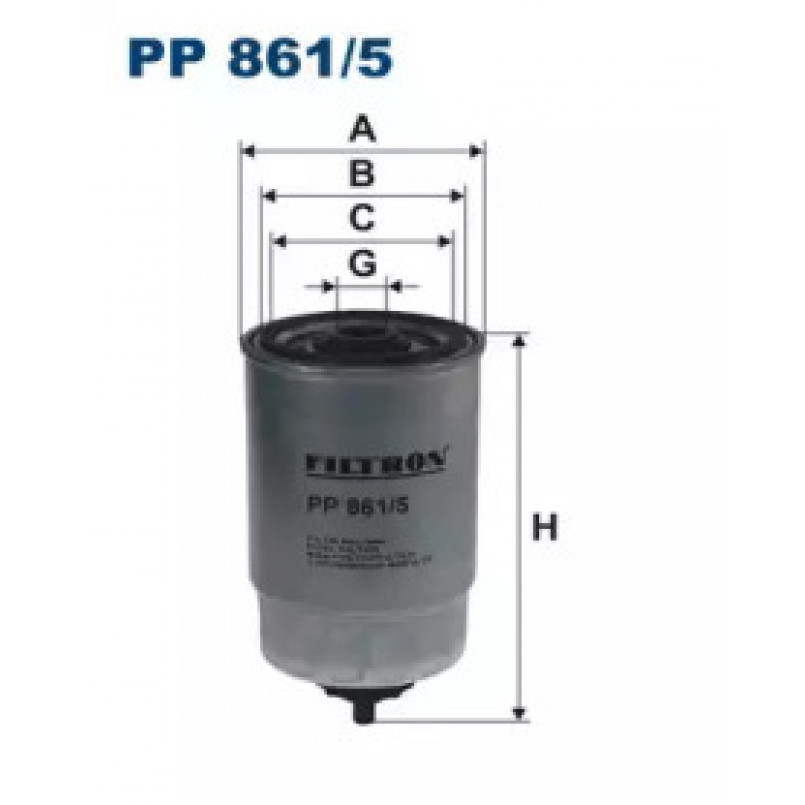 FILTRON PP861/5 Фільтр палива