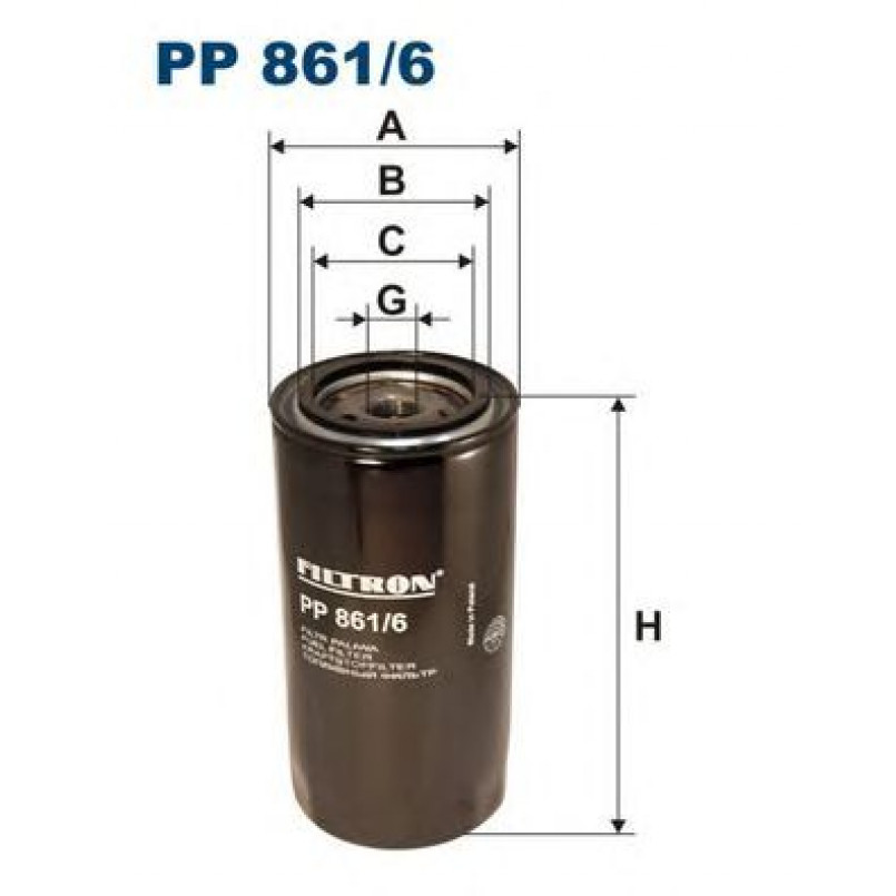 FILTRON PP861/6 Фільтр палива