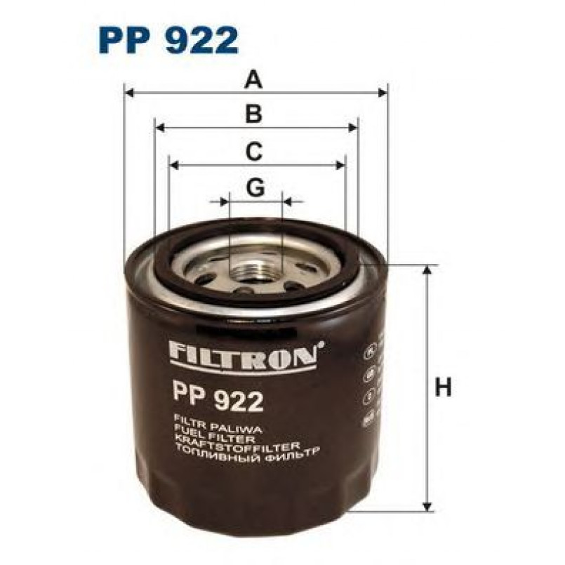 FILTRON PP922 Фільтр палива