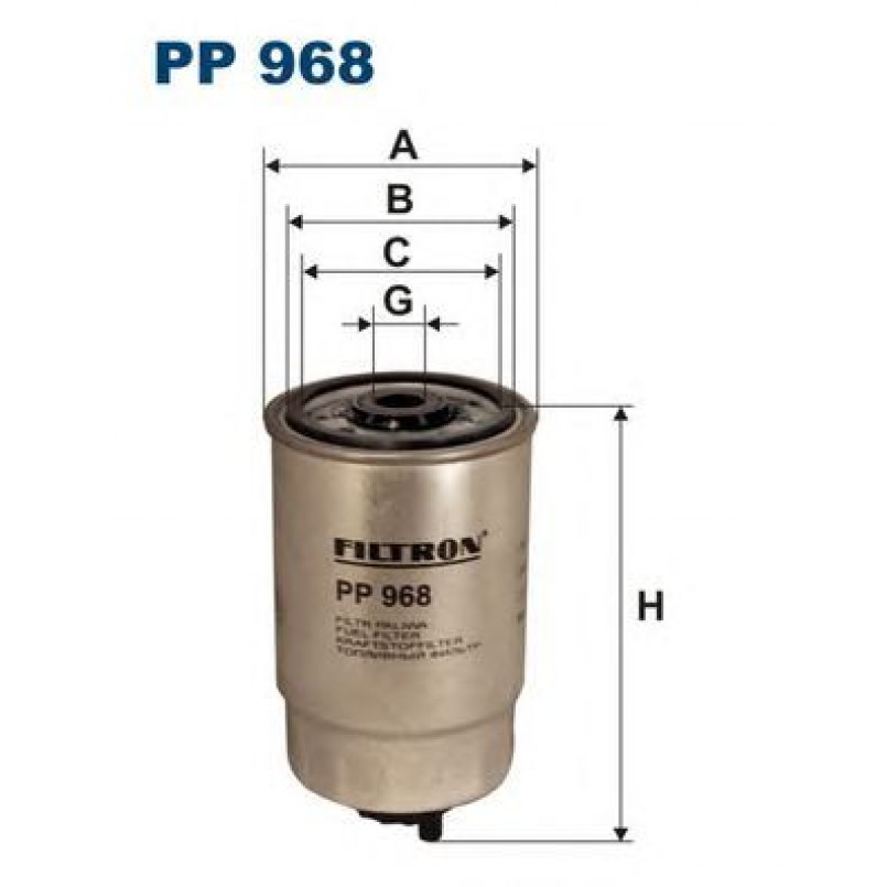 FILTRON PP968 Фільтр палива