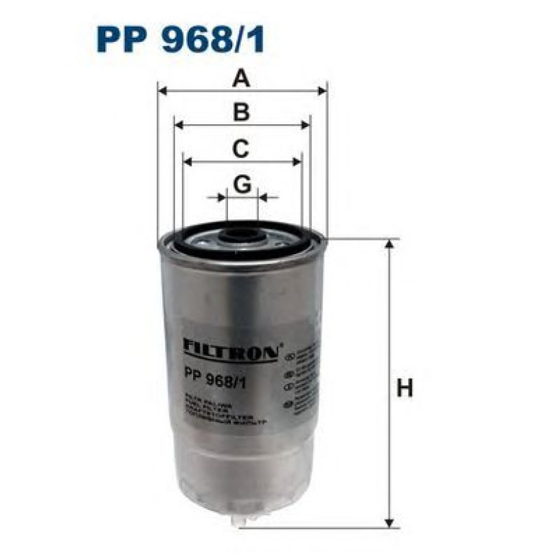 FILTRON PP968/1 Фільтр палива