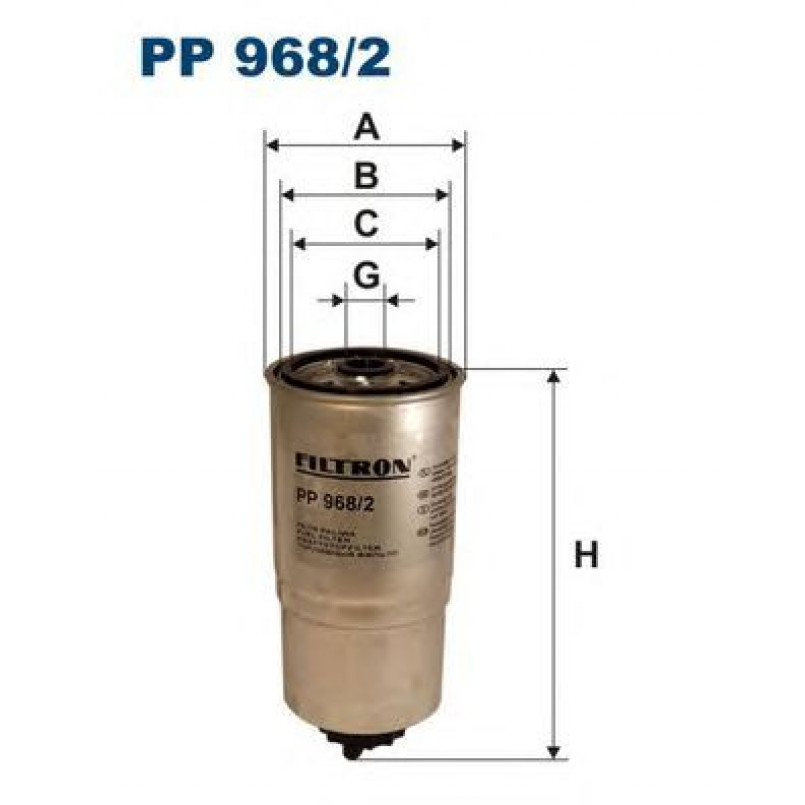 FILTRON PP968/2 Фільтр палива