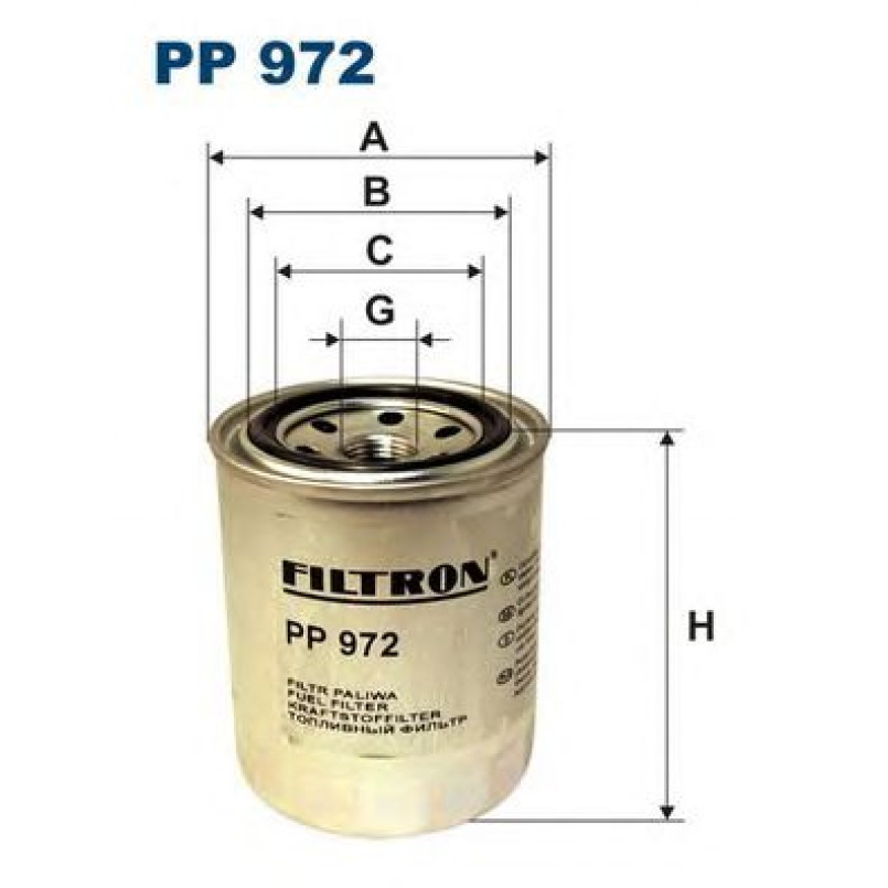 FILTRON PP972 Фільтр палива
