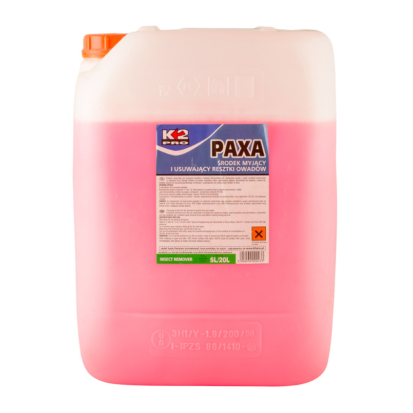 я_K2PRO PAXA 20Kg Професійний миючий засіб для видалення слідів комах (рідина) х1