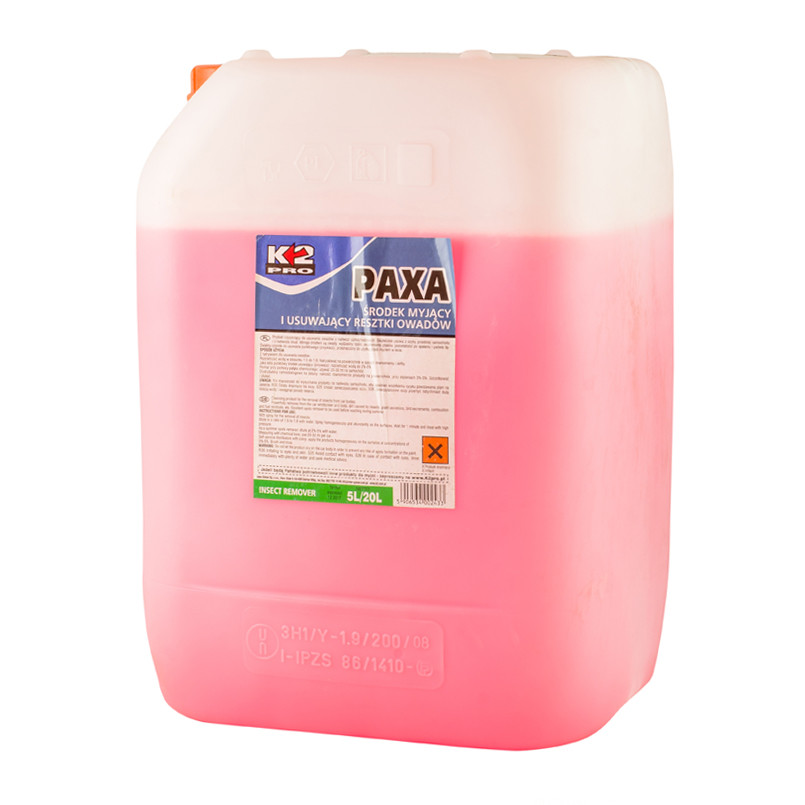 я_K2PRO PAXA 20Kg Професійний миючий засіб для видалення слідів комах (рідина) х1