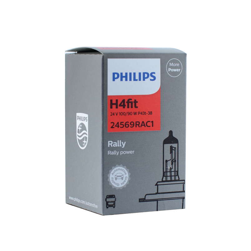 24569RAC1 (PHILIPS) H4 Rally 24V 100/90W P43t-38