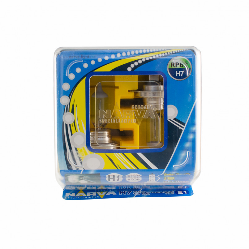 TWIN SET H7 12V 55W RANGE POWER BLUE+