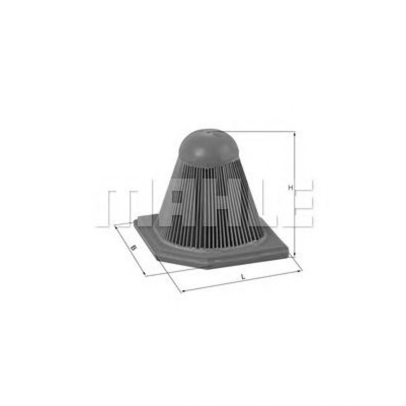 LX1892 Фільтр повітря (MAHLE)