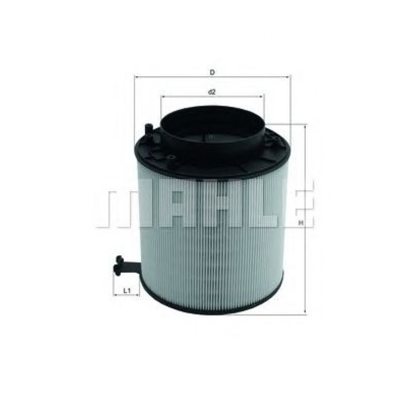 LX2091D Фільтр повітря (MAHLE)
