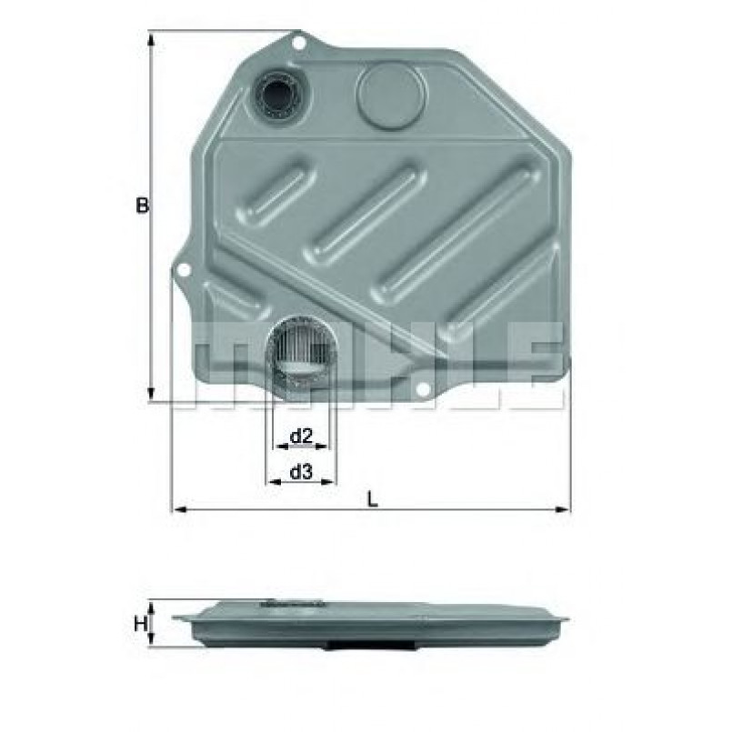 HX46 Фільтр масла (KNECHT)
