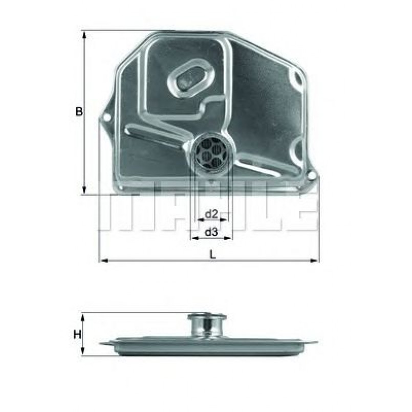 HX47 Фільтр масла (KNECHT)