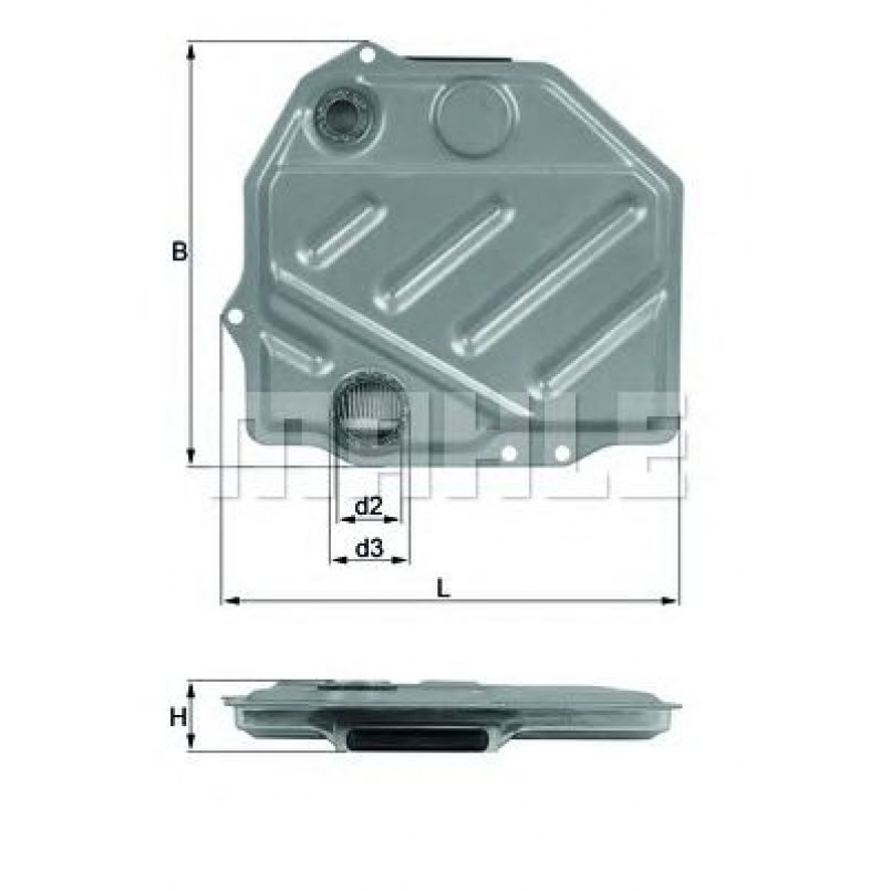 HX48 Фільтр масла (KNECHT)