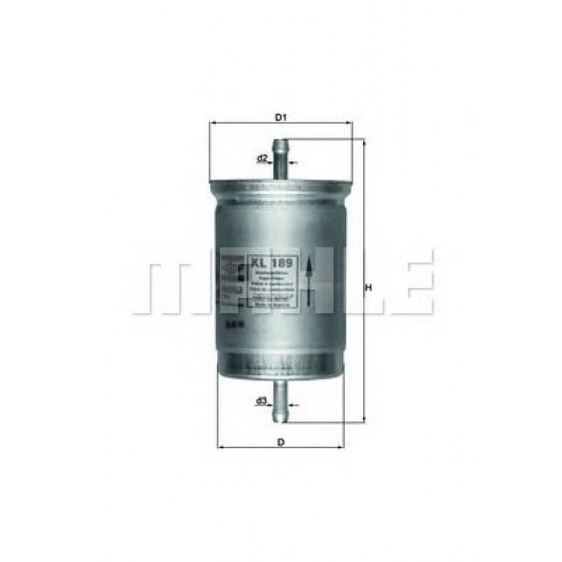 KL189 Фільтр палива (KNECHT)