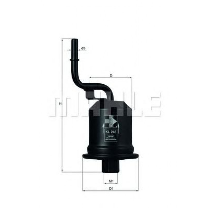 KL246 Фільтр палива (KNECHT)