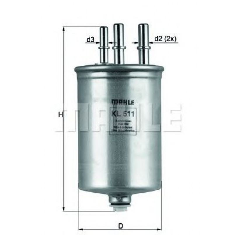 KL506 Фільтр палива (KNECHT)