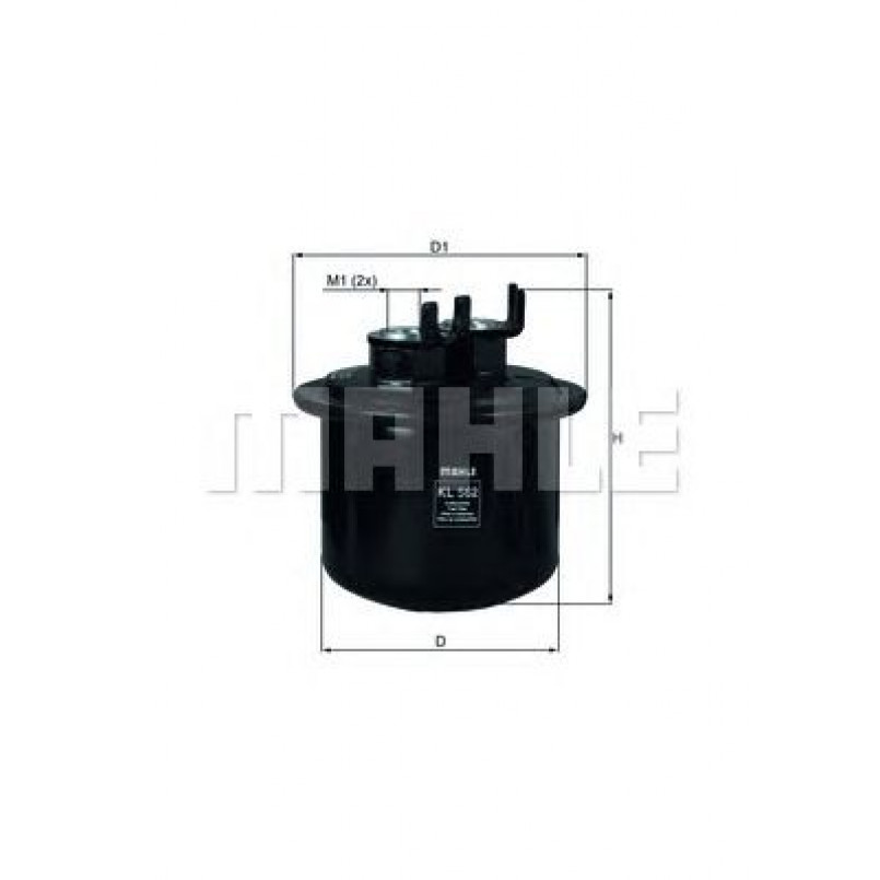 KL562 Фільтр палива (KNECHT)
