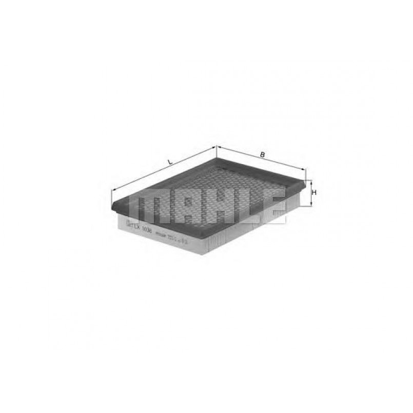 LX1038 Фільтр повітря (KNECHT)
