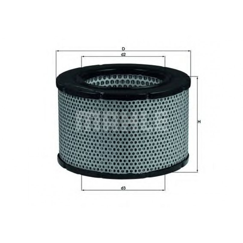 LX190 Фільтр повітря (KNECHT)
