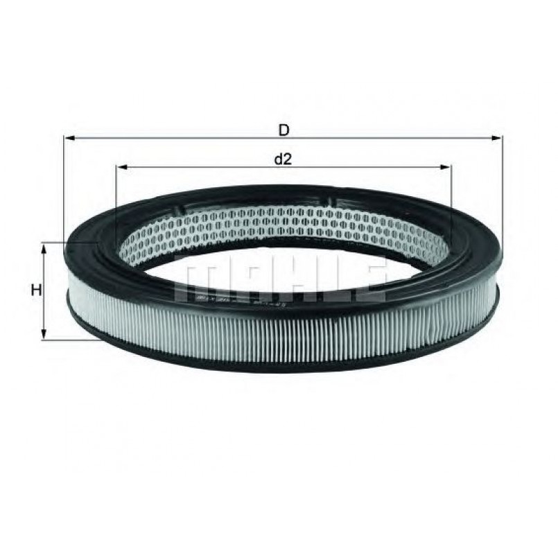 LX210 Фільтр повітря (KNECHT)