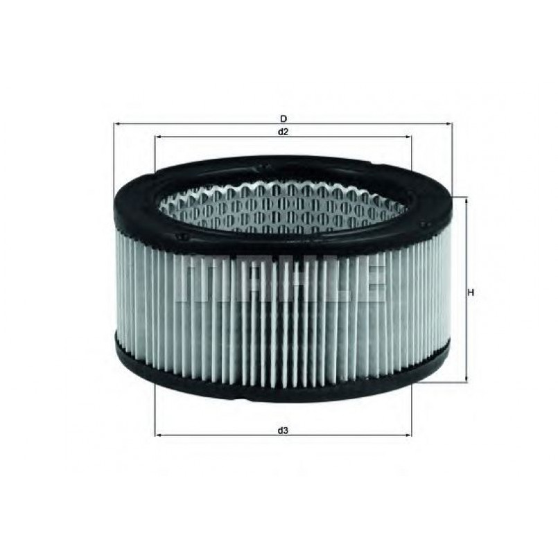 LX213 Фільтр повітря (KNECHT)