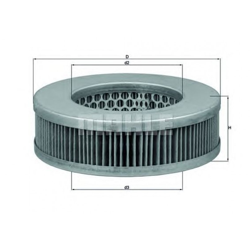LX225 Фільтр повітря (KNECHT)