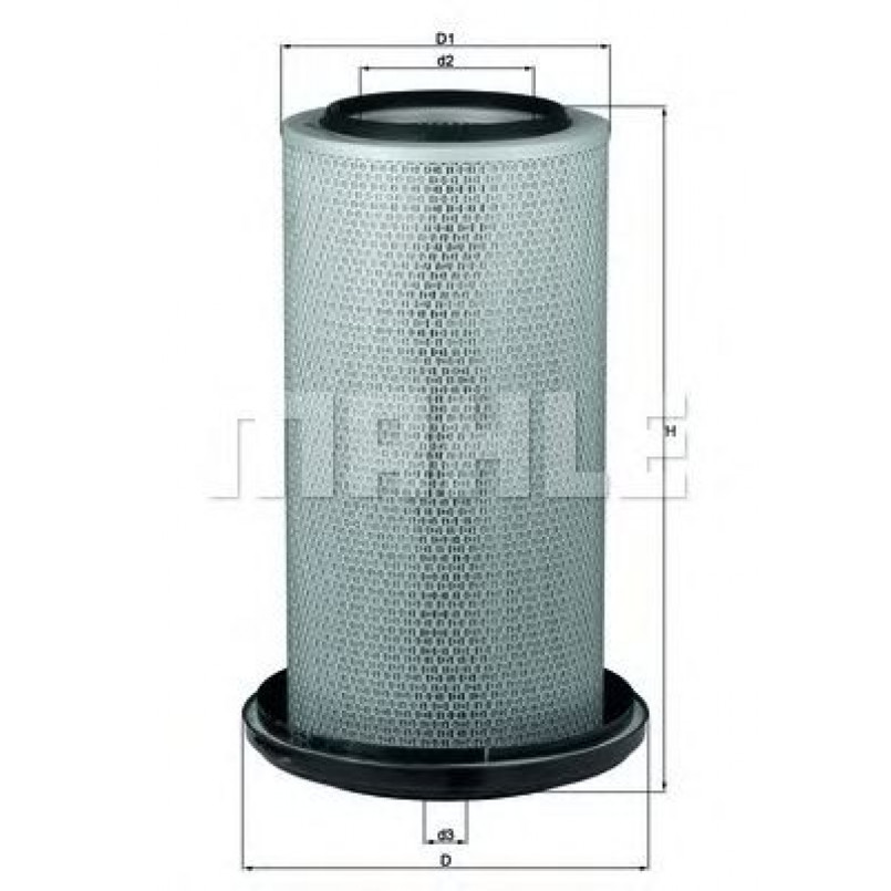 LX241 Фільтр повітря (KNECHT)