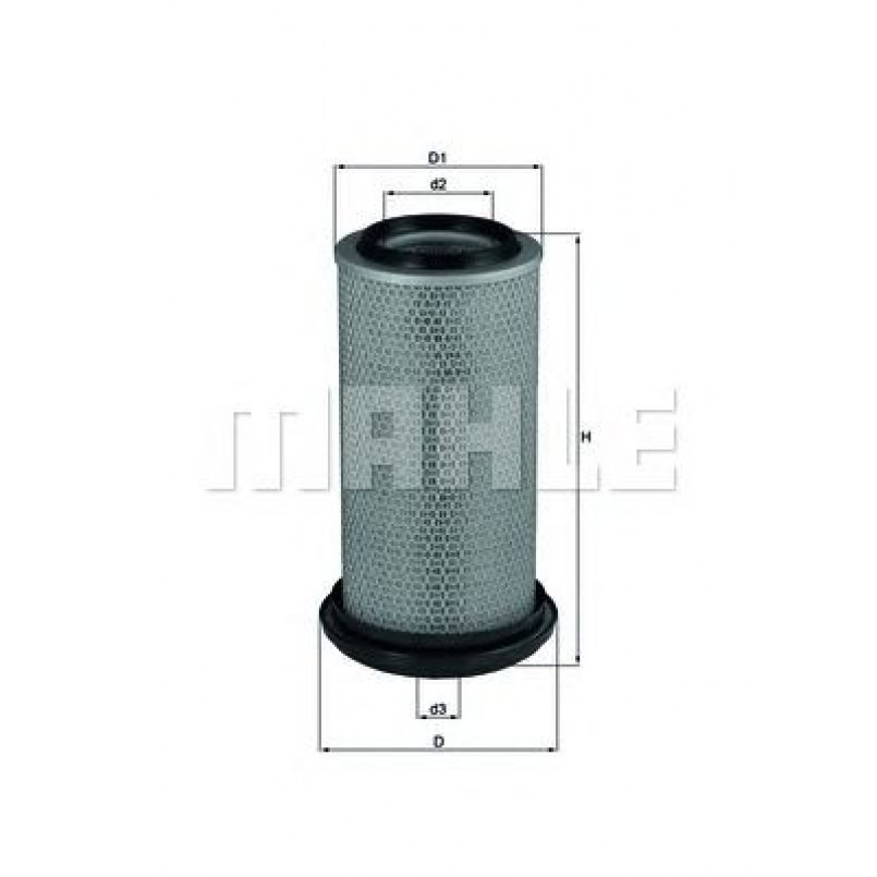 LX242 Фільтр повітря (KNECHT)