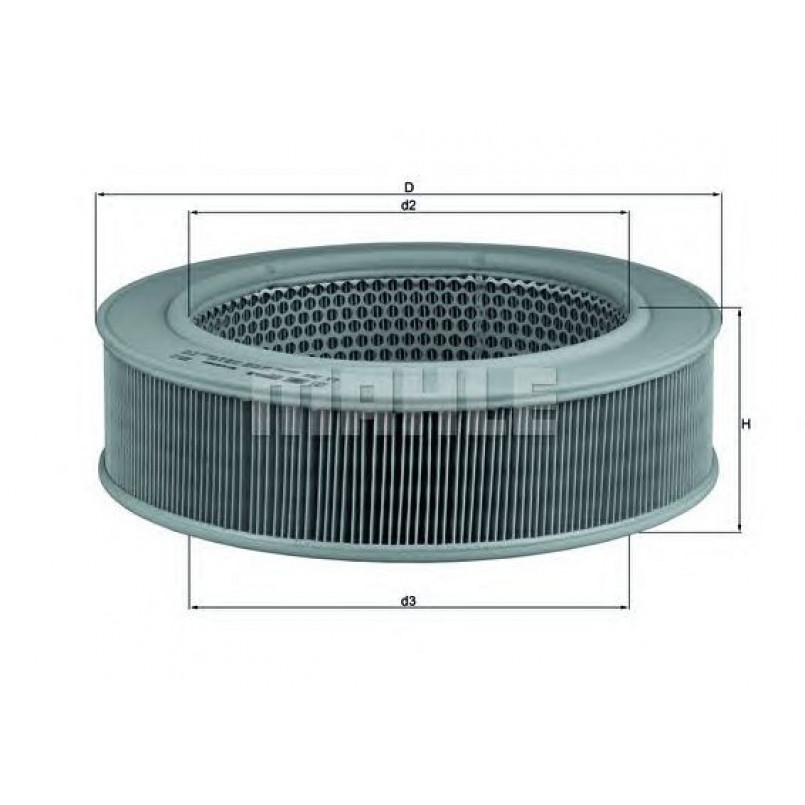LX264 Фільтр повітря (KNECHT)