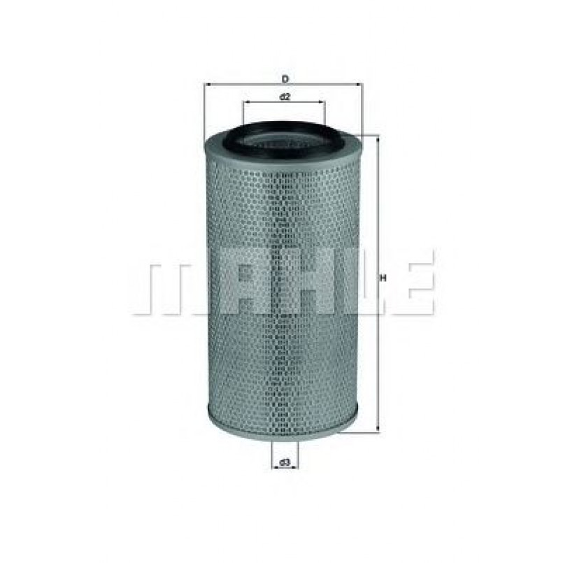 LX265 Фільтр повітря (KNECHT)