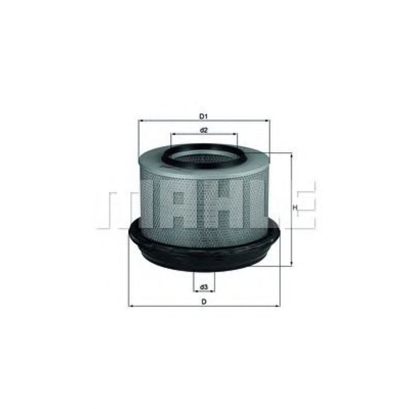 LX268 Фільтр повітря (KNECHT)