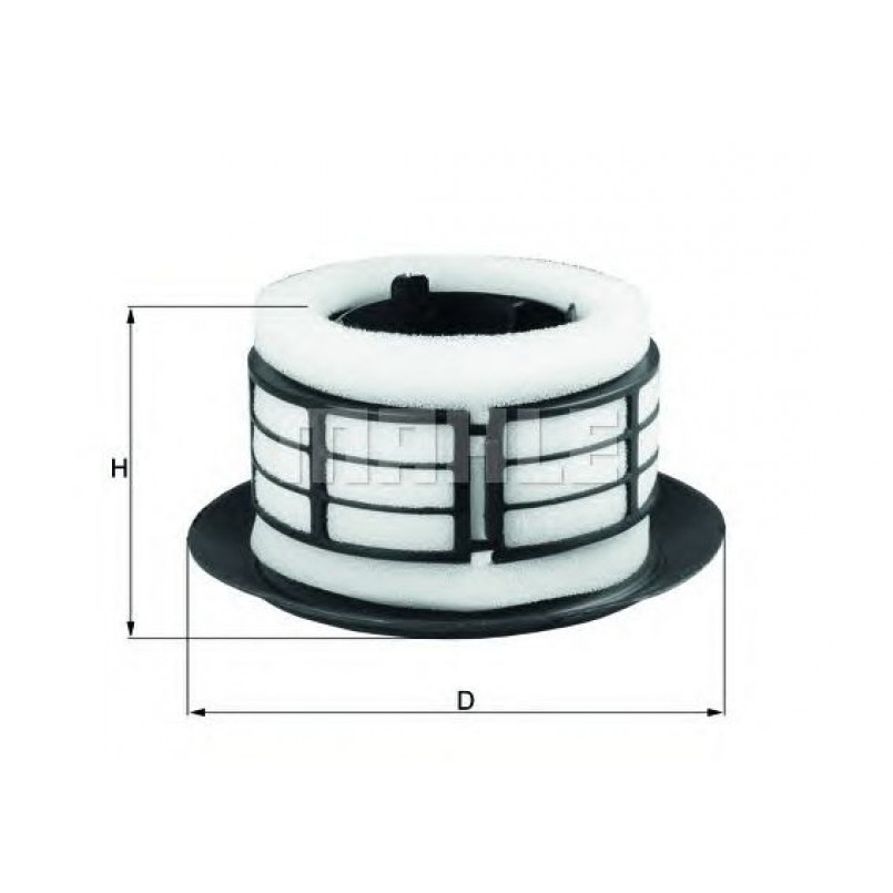 LX292 Фільтр повітря (KNECHT)